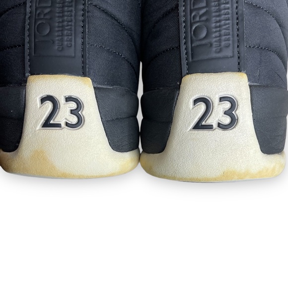 Nike Air Jordan 12 Retro Nylon Black - Size 12 - Picture 7 of 14